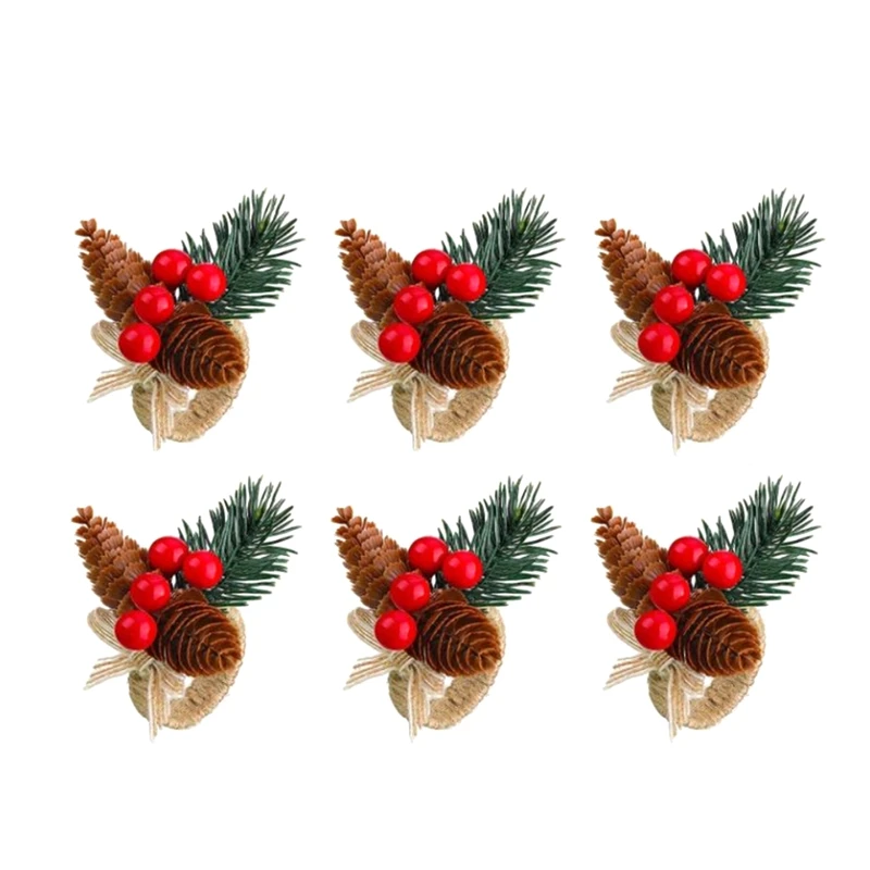6 Pieces Pine Cone Napkin Rings Napkin Holders Napkin Ring Holders for Holiday Christmas Party Table Decoration,Etc
6 Pieces Pine Cone Napkin Rings Napkin Holders Napkin Ring Holders for Holiday Christmas Party Table Decoration,Etc