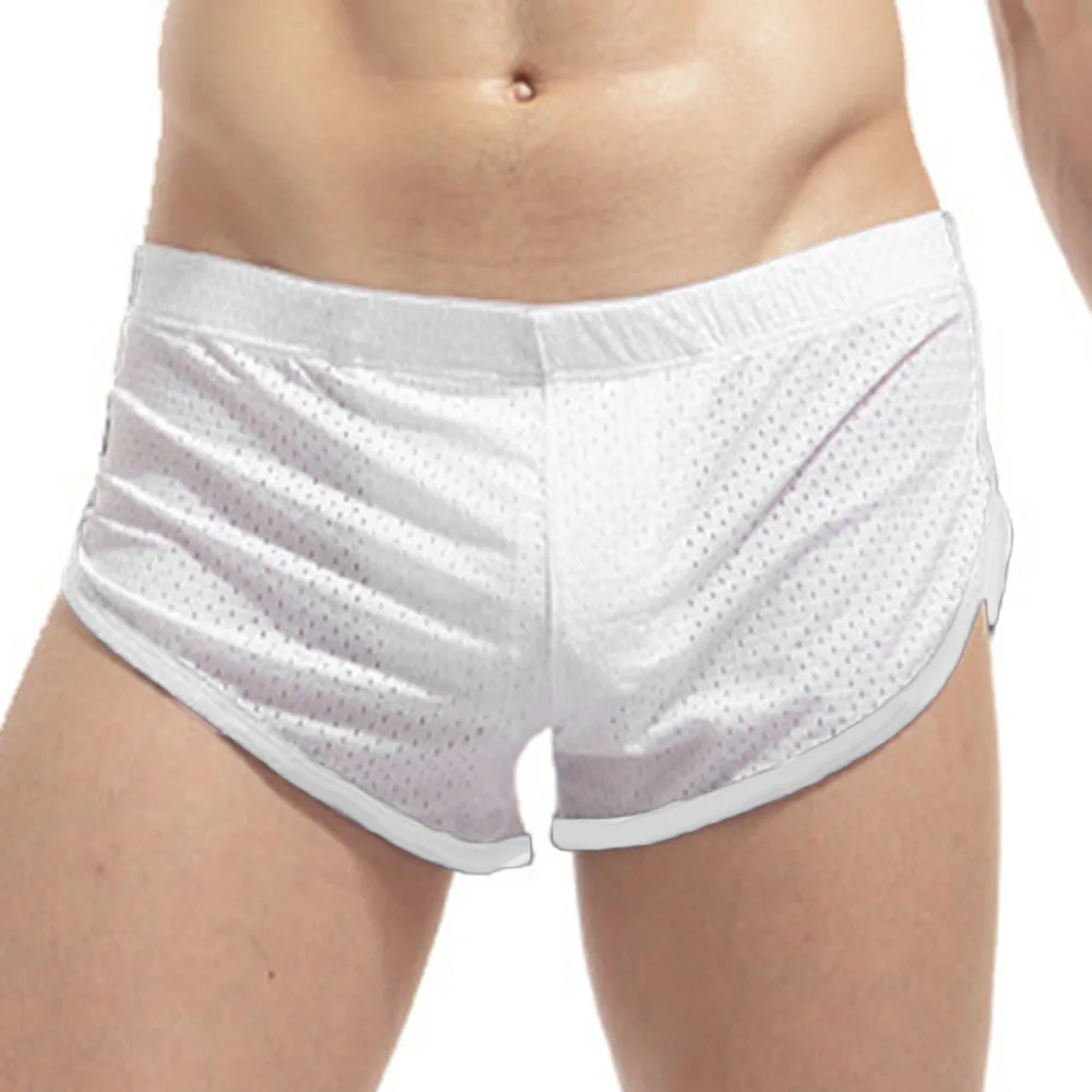 Mens Casual Boxer Briefs Arrow Pants Breathable Mesh Sports Shorts Pajamas Skin-friendly Underwear Solid Underpants Sport Pants
Mens Casual Boxer Briefs Arrow Pants Breathable Mesh Sports Shorts Pajamas Skin-friendly Underwear Solid Underpants Sport Pants