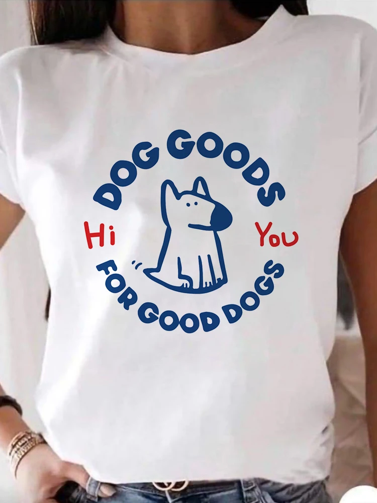Woman Short Sleeve Summer Female T-shirts Kawaii for Good Dogs Harajuku Graphic Print Tshirt Sweet Female Streetwear T Shirts
Woman Short Sleeve Summer Female T-shirts Kawaii for Good Dogs Harajuku Graphic Print Tshirt Sweet Female Streetwear T Shirts