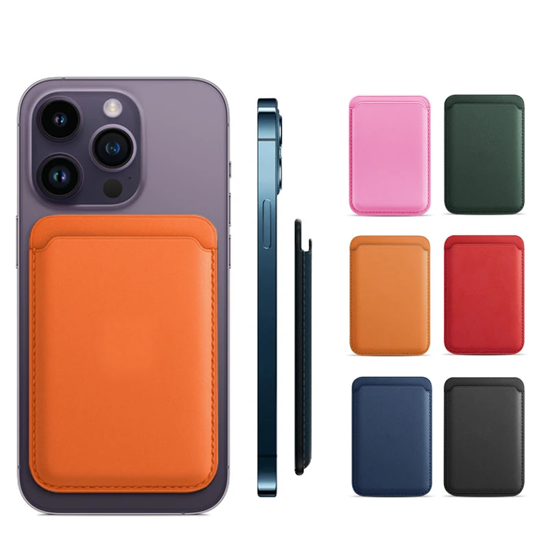 Official magnetic Leather card bag For iphone 14 13 12 Magsafe Magnetic Card Holder Case Wallet Bag Phone Accessories with logo 
Official magnetic Leather card bag For iphone 14 13 12 Magsafe Magnetic Card Holder Case Wallet Bag Phone Accessories with logo