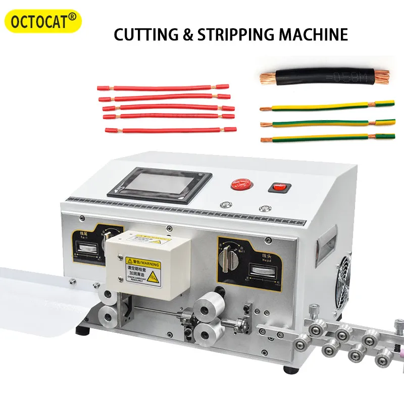 Fully Automatic Computer Stripping Machine Cable 0.1-10/16/35mm2 Wire Cutting Stripper Machine Peeling Cutting Machine Equipment
Fully Automatic Computer Stripping Machine Cable 0.1-10/16/35mm2 Wire Cutting Stripper Machine Peeling Cutting Machine Equipment