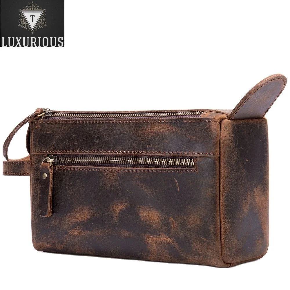 Wallet Men's Crazy Long Handbag For Men Zipper Hand Clutch Genuine Leather Male Toiletry Bag Fashion
Wallet Men's Crazy Long Handbag For Men Zipper Hand Clutch Genuine Leather Male Toiletry Bag Fashion