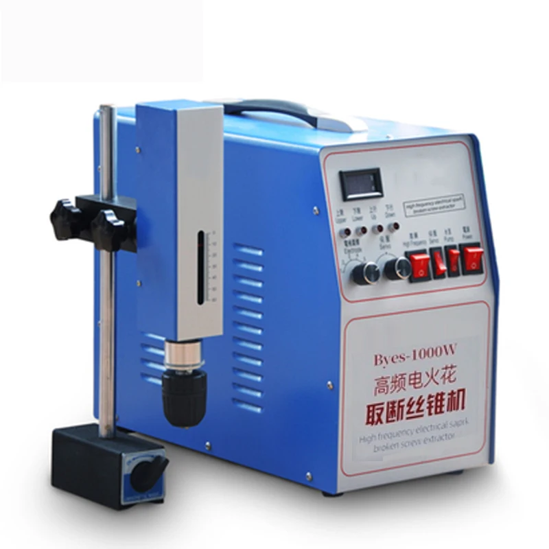 Perforator Portable Breaking Tap Screw Drill Tap Electromechanical Pulse EDM Drilling Machine High-Frequency Discharge
Perforator Portable Breaking Tap Screw Drill Tap Electromechanical Pulse EDM Drilling Machine High-Frequency Discharge