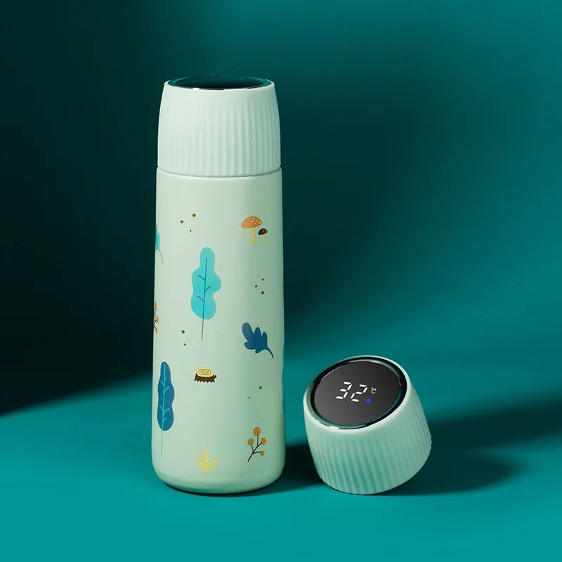 380ML Thermos Stainless Steel Vacuum Flask Smart LED Display Temperature for Travel Coffee Mug Tea Milk Thermo cup kids
380ML Thermos Stainless Steel Vacuum Flask Smart LED Display Temperature for Travel Coffee Mug Tea Milk Thermo cup kids