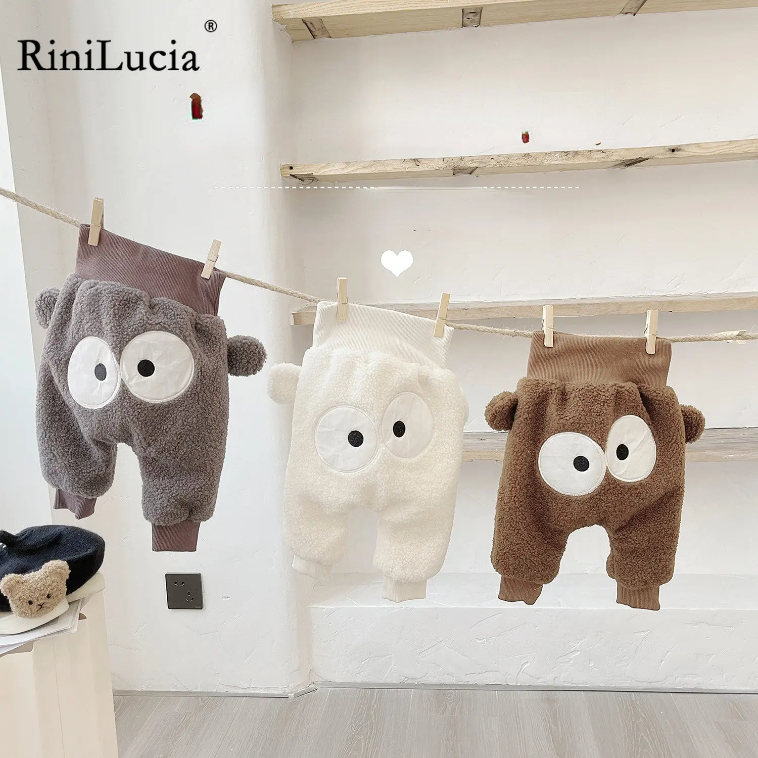 RiniLucia Baby Cute Pants Boys Girl Cartoon High Waist Lamb Wool Children Toddler Autumn Winter Newborn Warm Velvet Trousers
RiniLucia Baby Cute Pants Boys Girl Cartoon High Waist Lamb Wool Children Toddler Autumn Winter Newborn Warm Velvet Trousers