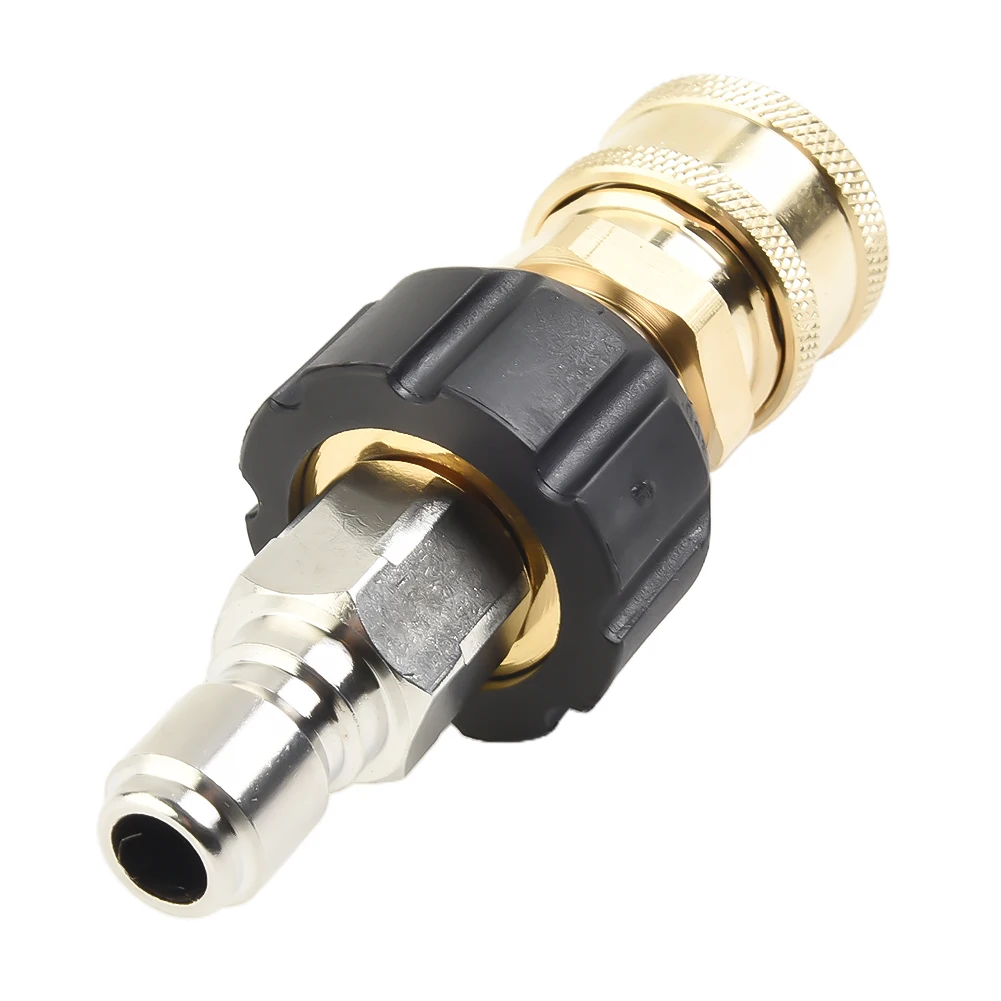 Set Pressure Washer Adapter To 1/4“ 3/8“ Universal Swivel 14mm 15mm Accessory For Spray Tool Hose And Pump M22
Set Pressure Washer Adapter To 1/4“ 3/8“ Universal Swivel 14mm 15mm Accessory For Spray Tool Hose And Pump M22