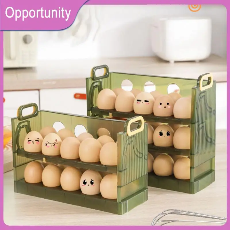 New Egg Box Fresh Keeping Practical Egg Storage Containers Durable Egg Storage Rack Kitchen Storage Supplies Plastic
New Egg Box Fresh Keeping Practical Egg Storage Containers Durable Egg Storage Rack Kitchen Storage Supplies Plastic