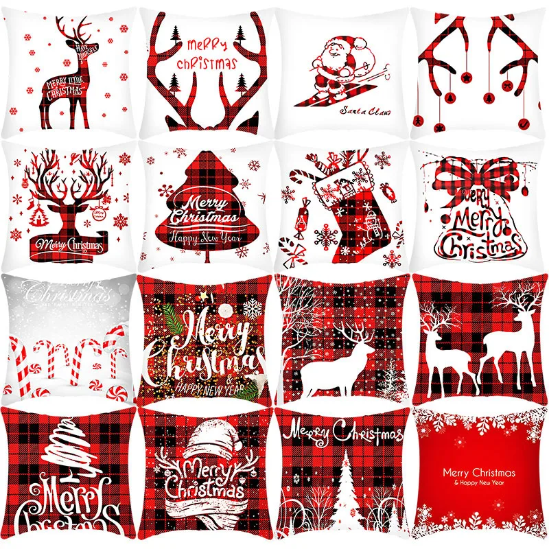 45x45cm Christmas Cushion Cover for Sofa Pillow Case Cover Seat Car Throw Pillowcase Christmas Decoration For Home Decorative 
45x45cm Christmas Cushion Cover for Sofa Pillow Case Cover Seat Car Throw Pillowcase Christmas Decoration For Home Decorative