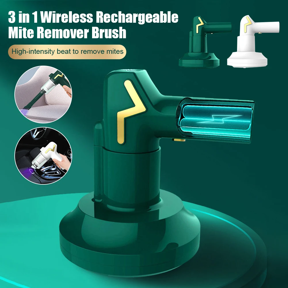 3 in 1 Bed Vacuum Cleaner 2000PA 120W Tick Mite Remover with UV Light USB Rechargeable Handheld Vacuum Home Cleaning Machine
3 in 1 Bed Vacuum Cleaner 2000PA 120W Tick Mite Remover with UV Light USB Rechargeable Handheld Vacuum Home Cleaning Machine