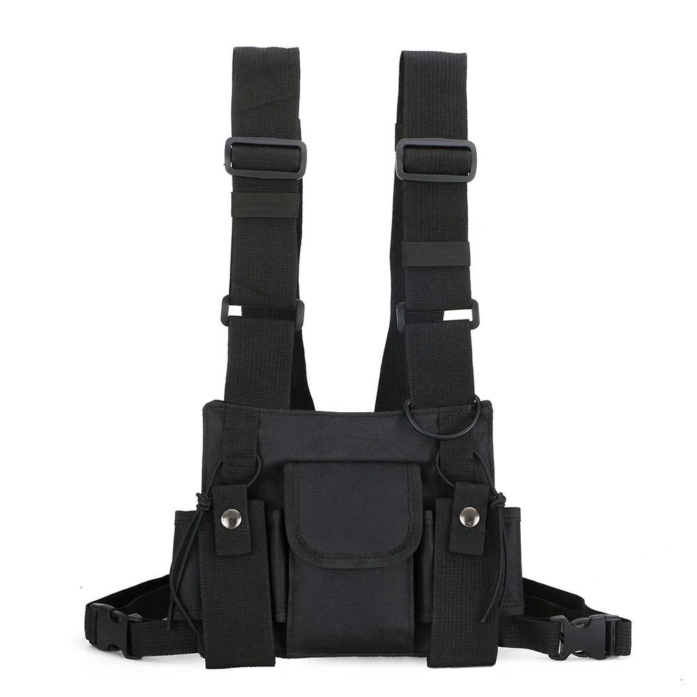 Harness Unisex Waist Belt Streetwear Fashion Multifunctional Vest Pouch Nylon Large Capacity Chest Bag Multi Pockets Hip Hop
Harness Unisex Waist Belt Streetwear Fashion Multifunctional Vest Pouch Nylon Large Capacity Chest Bag Multi Pockets Hip Hop
