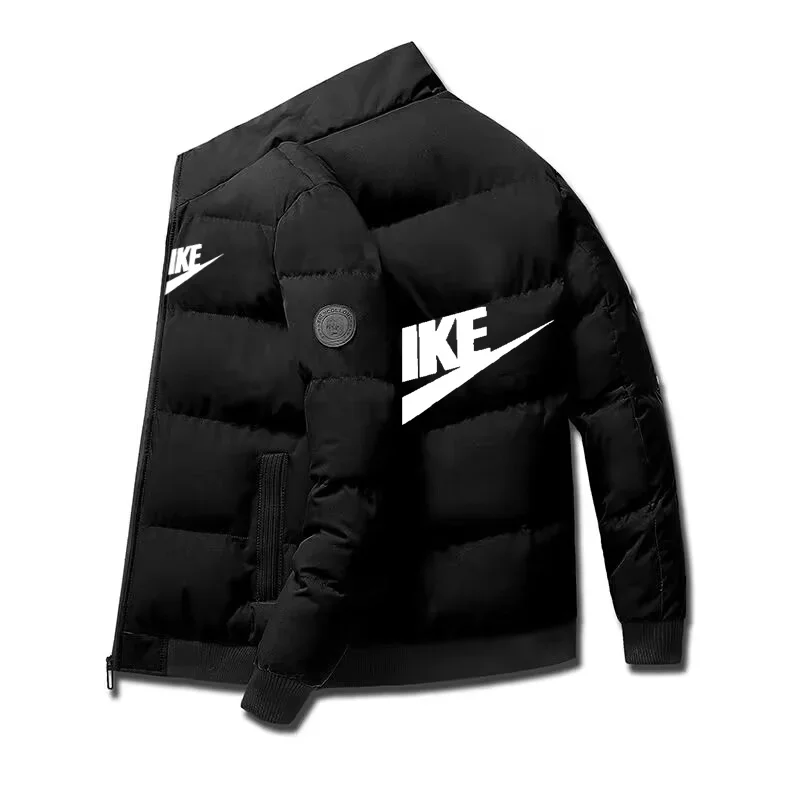 

2023 мужская осенне-зимняя Роскошная брендовая куртка, модная повседневная куртка на молнии, ветровка, теплая куртка, Мужская подкладка