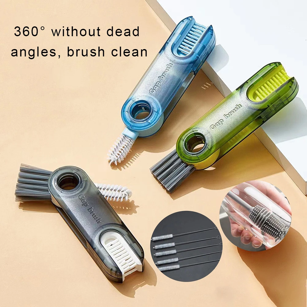 3 In1 Cup Lid Crevice Bottle Cleaning Brush Straw Tube Detail Cleaner Nursing Water Bottle Cleaning Tools Plastic 3.4x1.6x11.4cm
3 In1 Cup Lid Crevice Bottle Cleaning Brush Straw Tube Detail Cleaner Nursing Water Bottle Cleaning Tools Plastic 3.4x1.6x11.4cm
