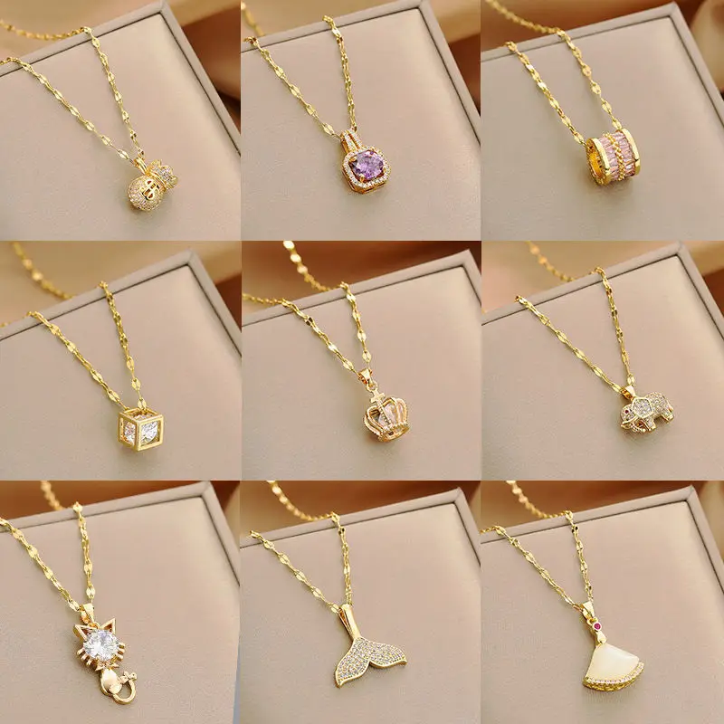 Disney Women's Non-Fading Diamond Titanium Steel NecklaceinsSimple Four-Leaf Clover Student Short Necklace18kLight Luxury New
Disney Women's Non-Fading Diamond Titanium Steel NecklaceinsSimple Four-Leaf Clover Student Short Necklace18kLight Luxury New