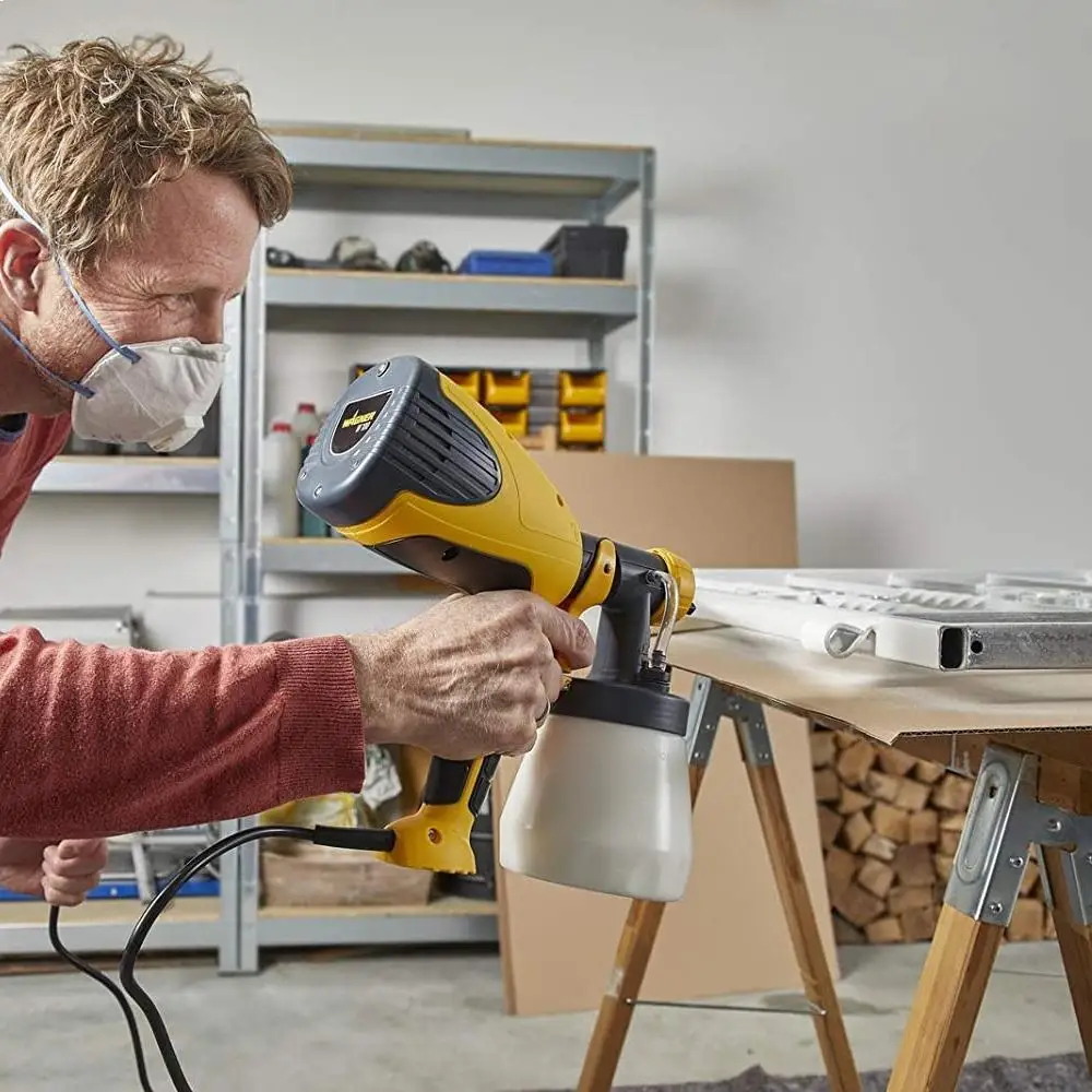 Wagner w100 280watt 800ml electric paint gun, maximum viscosity 90 din/sanit paint chamber with 5m & sup2
Wagner w100 280watt 800ml electric paint gun, maximum viscosity 90 din/sanit paint chamber with 5m & sup2