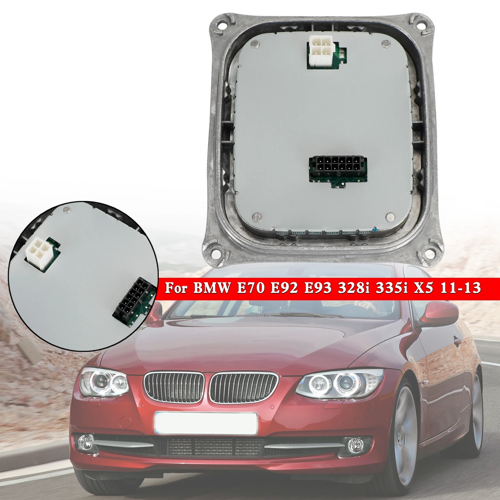 

Artudatech LED DRL Headlight Control Module 63117263052 For BMW E70 E92 E93 328i X5 11-13 Car Accessories