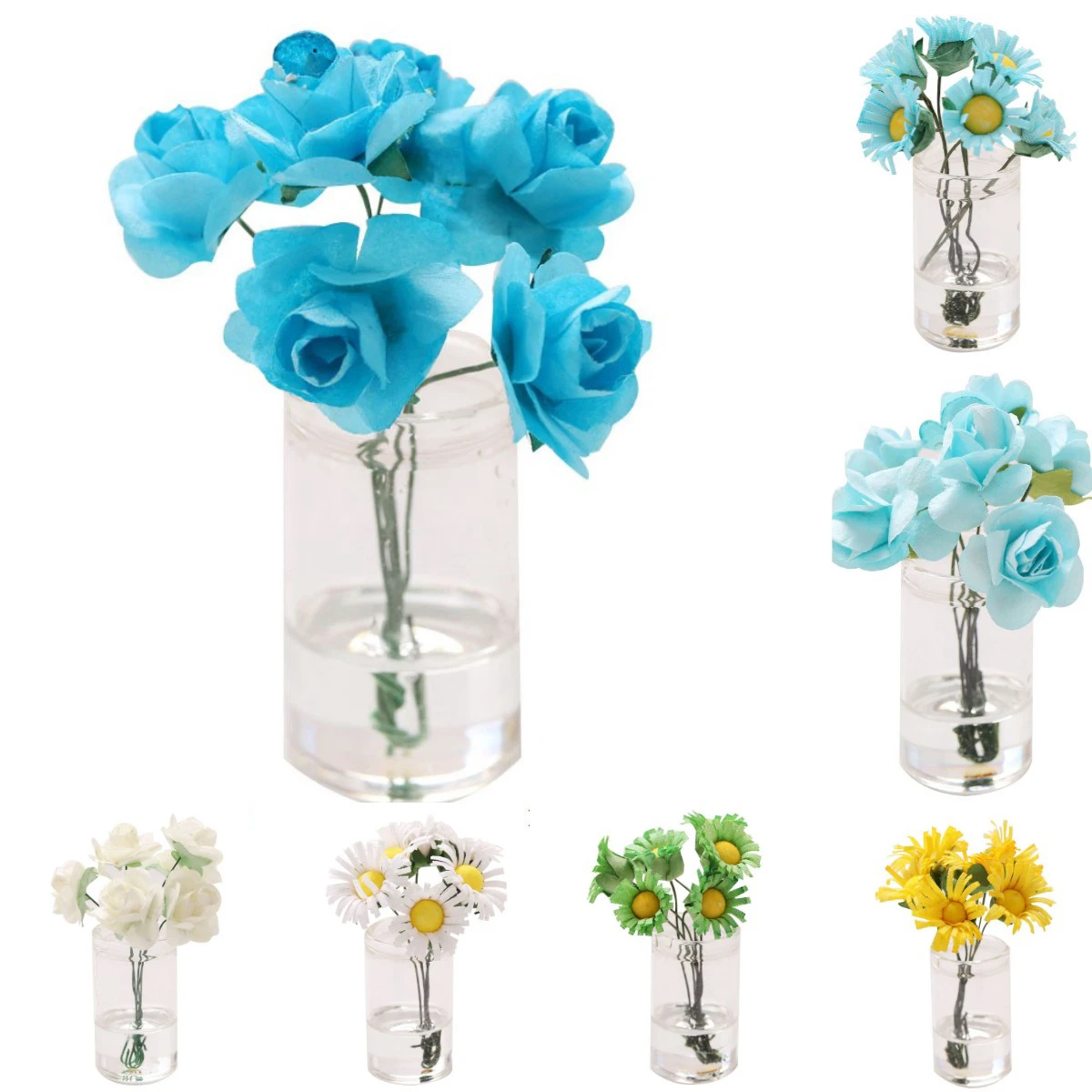 1:12 Mini Cute Simulation Daisy Potted Vase Potted Bottle Bouquet Doll House Miniature Doll House Furniture Home Decoration 
1:12 Mini Cute Simulation Daisy Potted Vase Potted Bottle Bouquet Doll House Miniature Doll House Furniture Home Decoration