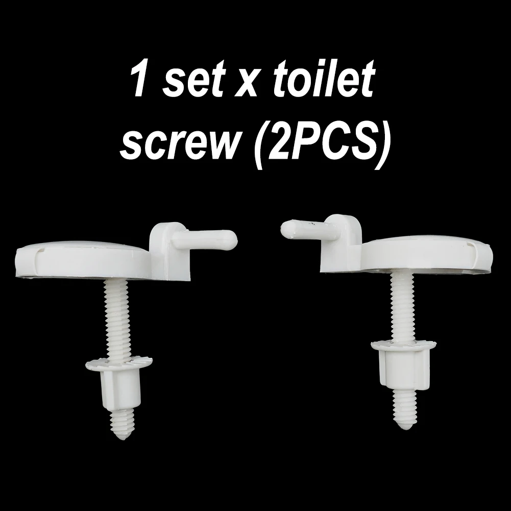 For Toilet Seats Fixtures Toilet Screw 2PCS 69*46mm ABS Plastic Fixing Accessories Kit Hinge Bolt Screw Toilet Pew
For Toilet Seats Fixtures Toilet Screw 2PCS 69*46mm ABS Plastic Fixing Accessories Kit Hinge Bolt Screw Toilet Pew