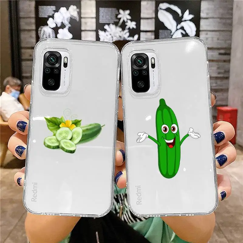 Fruit food cucumber vegetable Phone Case Transparent for Xiaomi redmi note x f poco 10 11 9 7 8 3 i t s pro cover shell coque
Fruit food cucumber vegetable Phone Case Transparent for Xiaomi redmi note x f poco 10 11 9 7 8 3 i t s pro cover shell coque