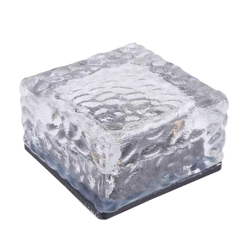 Glass Brick Paver Garden Light(1 Unit ), 4 Led, Waterproof Ice Square Rocks Solar Light For Outdoor Path Road Square Yard, Warm
Glass Brick Paver Garden Light(1 Unit ), 4 Led, Waterproof Ice Square Rocks Solar Light For Outdoor Path Road Square Yard, Warm