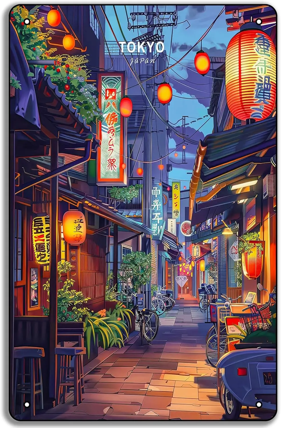 Металлическая вывеска Tokyo Travel
Металлическая вывеска Tokyo Travel