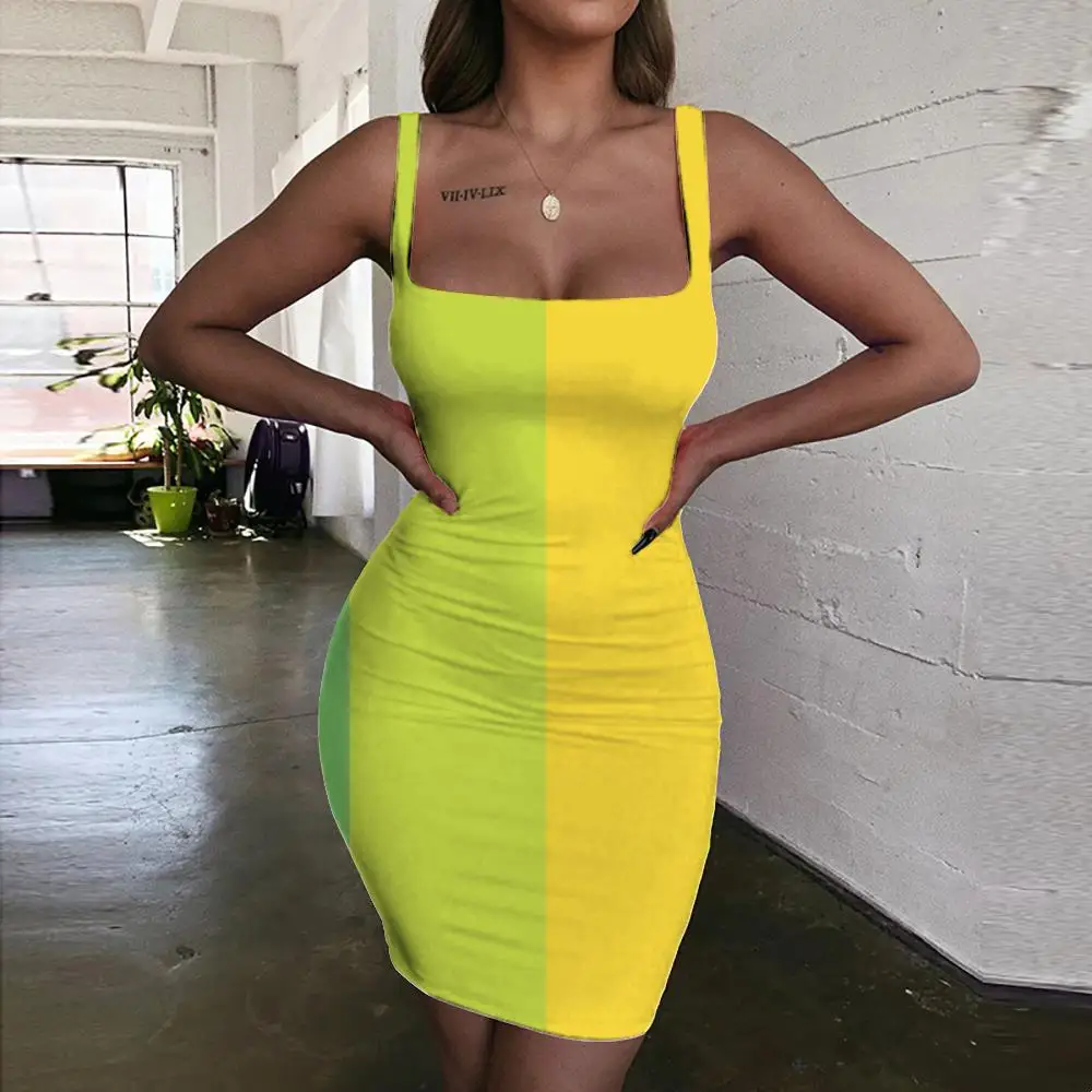 SOMEPET Rainbow Dress Women Rainbow Abstraction Sundress Funny Halter Sleeveless Green Bodycon Dress Yellow Ladies Dresses
SOMEPET Rainbow Dress Women Rainbow Abstraction Sundress Funny Halter Sleeveless Green Bodycon Dress Yellow Ladies Dresses
