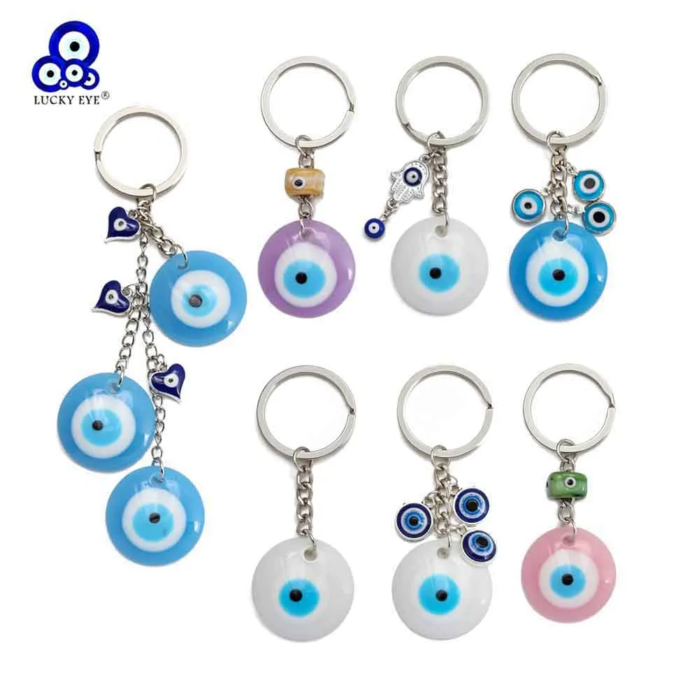 Lucky Eye Drip Oil Turkish Evil Eye Key Chain Alloy Heart Moon Star Butterfly Charm Keychain Car keyring for Women Men BE1227
Lucky Eye Drip Oil Turkish Evil Eye Key Chain Alloy Heart Moon Star Butterfly Charm Keychain Car keyring for Women Men BE1227