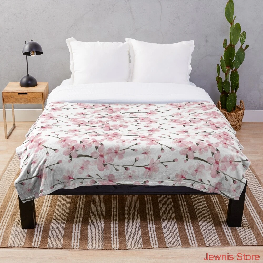 Cherry Blossom watercolor fashion and home decor Throw Blanket flannel Sherpa bedspread bedding sofa picnic fur soft blanket
Cherry Blossom watercolor fashion and home decor Throw Blanket flannel Sherpa bedspread bedding sofa picnic fur soft blanket