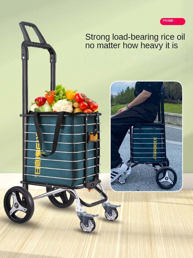 Folding Carts with Chair Cover Lightweight Shopping Cart Utility Stair Climbing cart with Removable Waterproof Canvas Bag
Folding Carts with Chair Cover Lightweight Shopping Cart Utility Stair Climbing cart with Removable Waterproof Canvas Bag