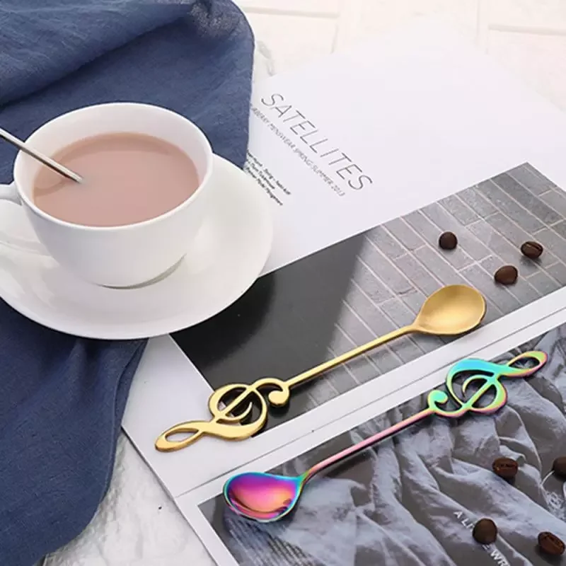 2022New 1Pc Stainless Steel Tableware Kids Cartoon Music Note Spoon Creative Milk Coffee Spoon Ice Cream Candy Teaspoon Accessor
2022New 1Pc Stainless Steel Tableware Kids Cartoon Music Note Spoon Creative Milk Coffee Spoon Ice Cream Candy Teaspoon Accessor