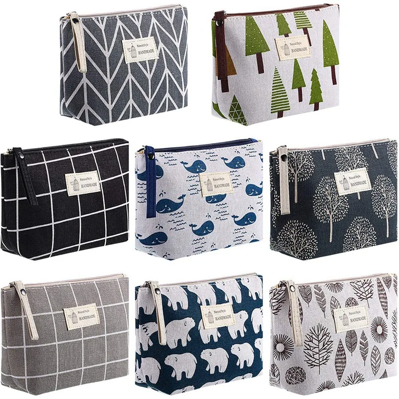 8Pcs Canvas Cosmetic Bags Printed Makeup Bag Travel Organizer Pouch With Zipper For Women Girls Vacation Travel,8 Styles
8Pcs Canvas Cosmetic Bags Printed Makeup Bag Travel Organizer Pouch With Zipper For Women Girls Vacation Travel,8 Styles
