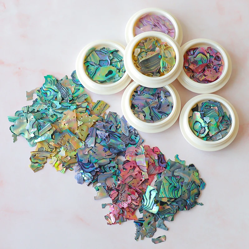 Abalone Sea Shell Nail Art Glitter Irregular Texture Thin Slices Nails Charm Decoration Manicure Design Professional Accessories
Abalone Sea Shell Nail Art Glitter Irregular Texture Thin Slices Nails Charm Decoration Manicure Design Professional Accessories