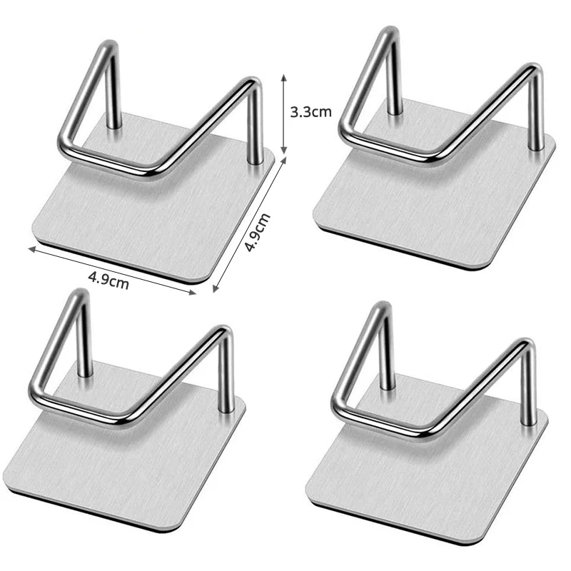 Kitchen Stainless Steel Sink Sponges Holder Self Adhesive Drain Drying Rack Kitchen Wall Hooks Accessories Storage Organizer
Kitchen Stainless Steel Sink Sponges Holder Self Adhesive Drain Drying Rack Kitchen Wall Hooks Accessories Storage Organizer