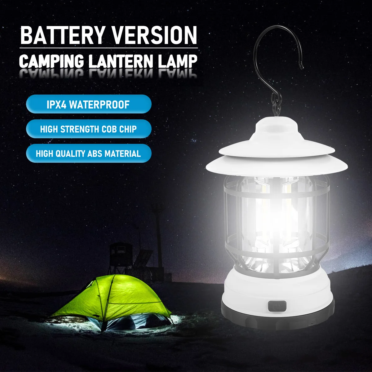 Camping Lantern with Hook Dimmer Switch 200lm Battery Powered LED Camping Light Portable Waterproof Camping Lamp Adjustable
Camping Lantern with Hook Dimmer Switch 200lm Battery Powered LED Camping Light Portable Waterproof Camping Lamp Adjustable