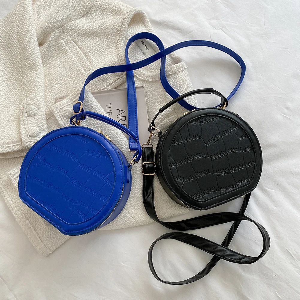 Women Round Shoulder Bags PU Leather Stone Pattern Solid Small Handbags Ladies Designer Crossbody Bag Summer Trend Handbag Bag
Women Round Shoulder Bags PU Leather Stone Pattern Solid Small Handbags Ladies Designer Crossbody Bag Summer Trend Handbag Bag