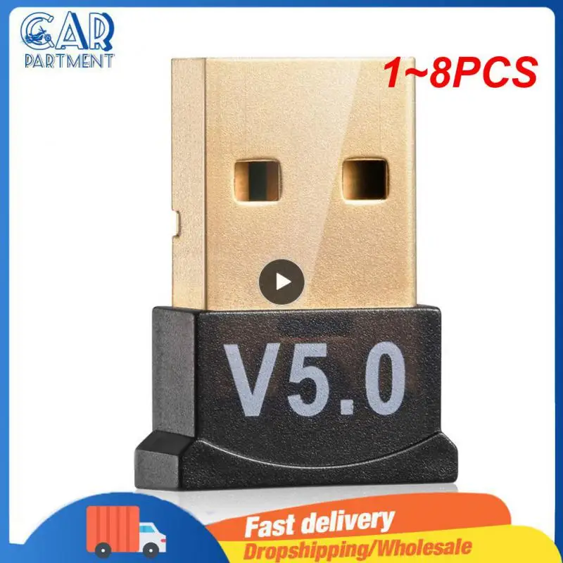 1~8PCS Car USB Bluetooth 5.0 Adapter Transmitter Bluetooth Audio Receiver Wireless USB Adapter Expansion Auto Electronics
1~8PCS Car USB Bluetooth 5.0 Adapter Transmitter Bluetooth Audio Receiver Wireless USB Adapter Expansion Auto Electronics