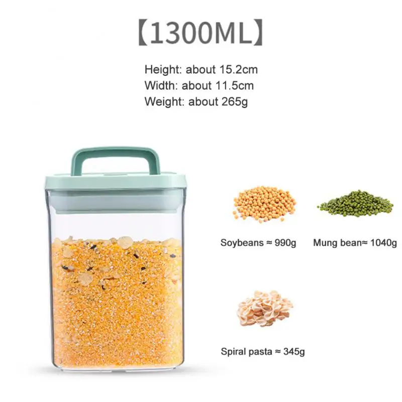 Kitchen Food Storage Container Refrigerator Storage Box Transparent Sealed Cans Grain Storage Jars Kitchen Storage Organizers
Kitchen Food Storage Container Refrigerator Storage Box Transparent Sealed Cans Grain Storage Jars Kitchen Storage Organizers