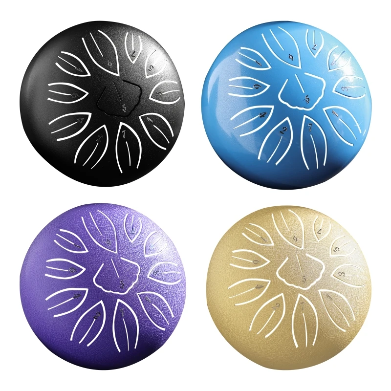 11 Notes Steel Tongue Drum 6 Inch Tongue Drum Traditional Percussion Instrument Lotus Hand Pan Drum for Yoga Meditation
11 Notes Steel Tongue Drum 6 Inch Tongue Drum Traditional Percussion Instrument Lotus Hand Pan Drum for Yoga Meditation