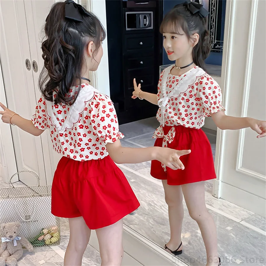Girls Summer Suit Kids Short Sleeve Top +shorts 2pc Set Child Sports Clothing Casual Girl Outfits 3 to 12
Girls Summer Suit Kids Short Sleeve Top +shorts 2pc Set Child Sports Clothing Casual Girl Outfits 3 to 12