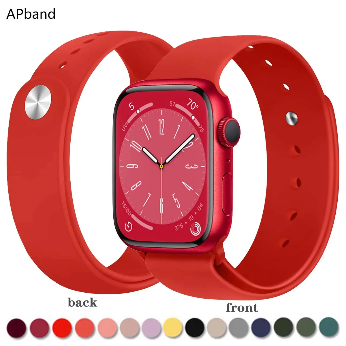 Silicone solo Loop Strap For Apple Watch Band 42mm 44mm 45mm 49mm 40/41/38mm correa bracelet iwatch series 7 se 3 4 5 6 8 Ultra
Silicone solo Loop Strap For Apple Watch Band 42mm 44mm 45mm 49mm 40/41/38mm correa bracelet iwatch series 7 se 3 4 5 6 8 Ultra