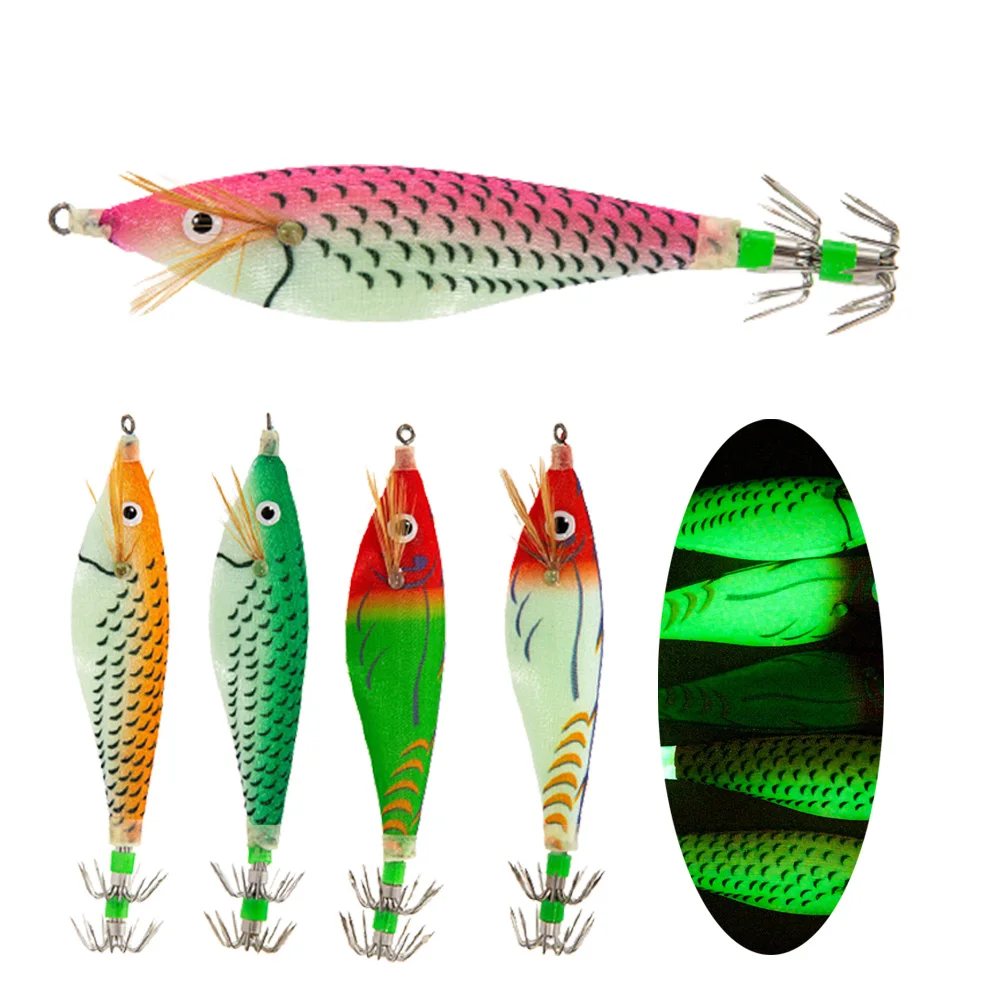 8cm Luminous Wood Shrimp Lure Squid Hook Jigging Octopus Bait Artificial Baits Iscas Pesca Fishing Lure Accessories
8cm Luminous Wood Shrimp Lure Squid Hook Jigging Octopus Bait Artificial Baits Iscas Pesca Fishing Lure Accessories