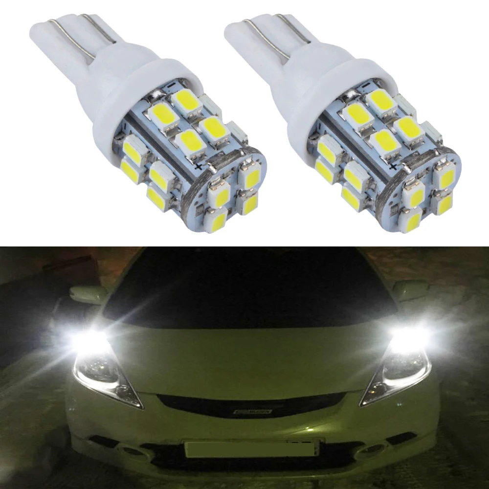 2pc New T10 20SMD 1206 White Auto Wedge Light LED 3020 194 168 Truck Trailer RV License Plate Clearance Lamp Reading Bulb DC 12v
2pc New T10 20SMD 1206 White Auto Wedge Light LED 3020 194 168 Truck Trailer RV License Plate Clearance Lamp Reading Bulb DC 12v
