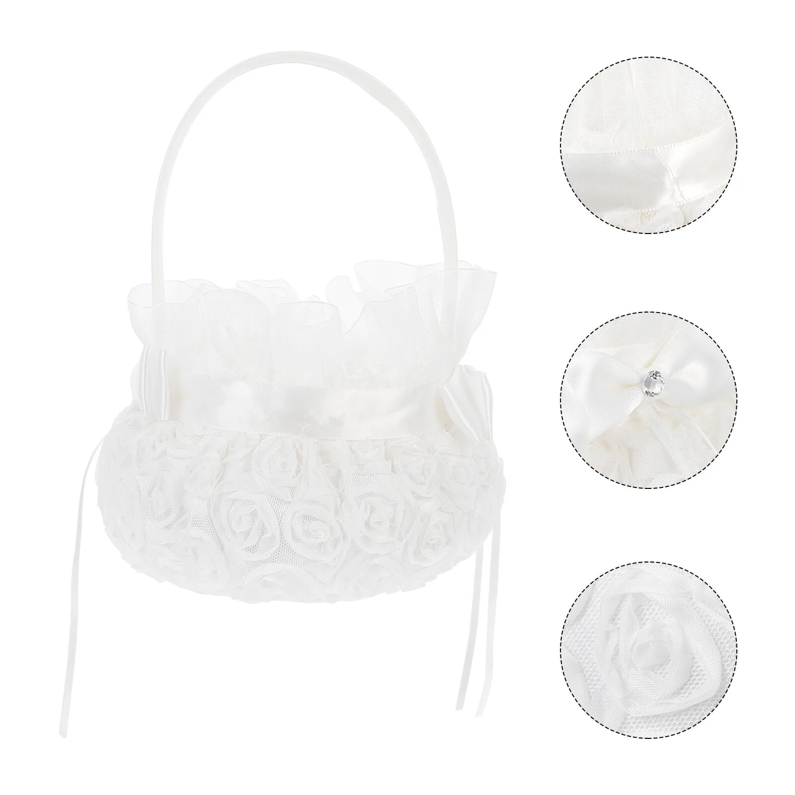 Wedding Flower Baskets Wedding Ceremony Party Rose Flower Girl Basket Flower Basket for Wedding Ceremony Rose Embroidery
Wedding Flower Baskets Wedding Ceremony Party Rose Flower Girl Basket Flower Basket for Wedding Ceremony Rose Embroidery