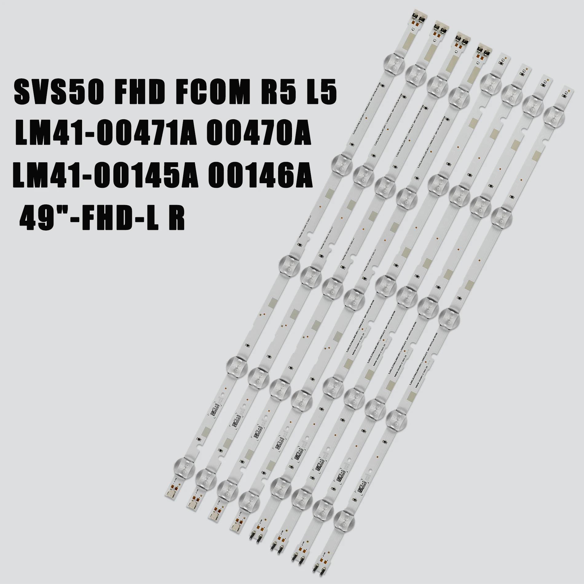 1set=8pcs For Samsung 50inch LED Backlight Strip UN50J5000AFXZA DD02 UN50J5200AFXZA DD02 BN96-38526A BN96-38527A UN50J5200AF
1set=8pcs For Samsung 50inch LED Backlight Strip UN50J5000AFXZA DD02 UN50J5200AFXZA DD02 BN96-38526A BN96-38527A UN50J5200AF