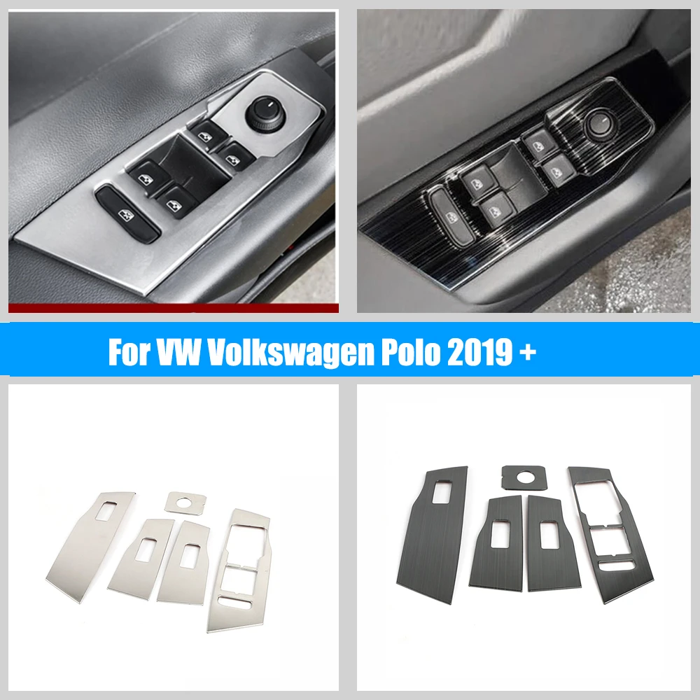 Stainless Steel Car Door Window glass Lift Control Switch Panel Cover Trim For VW Volkswagen Polo 2019-2022 Car Accessories
Stainless Steel Car Door Window glass Lift Control Switch Panel Cover Trim For VW Volkswagen Polo 2019-2022 Car Accessories