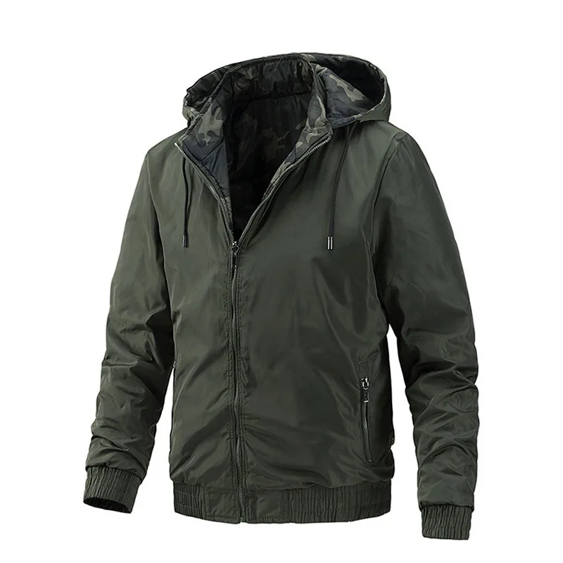 Men's Double Sided Wear Coat Autumn Winter New Camouflage Jacket Youth Casual Hoodies Fashion Personality Clothing
Men's Double Sided Wear Coat Autumn Winter New Camouflage Jacket Youth Casual Hoodies Fashion Personality Clothing