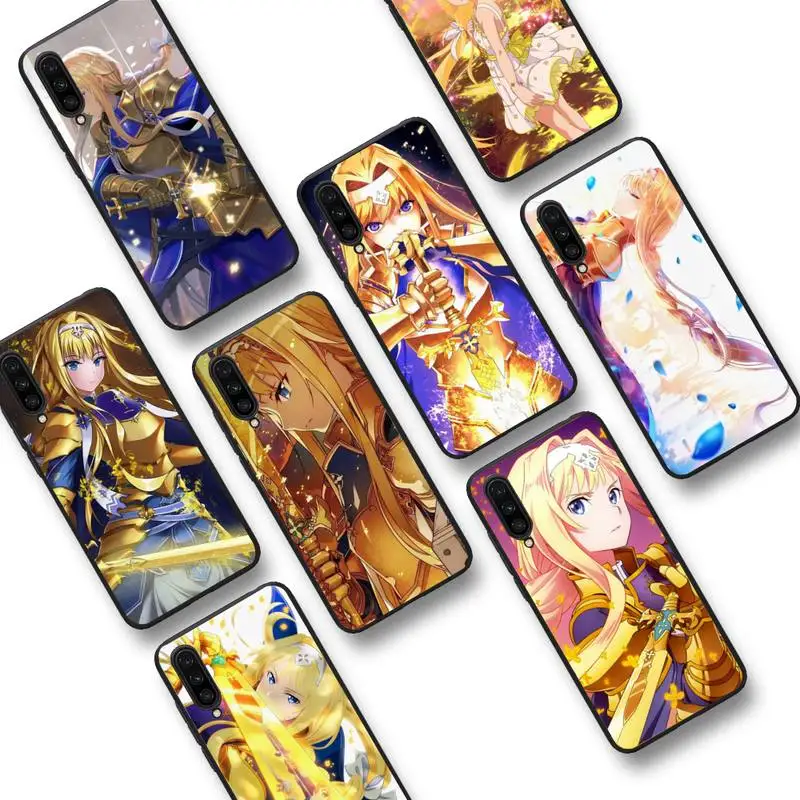 

BANDAI Sword Art Online Alice Phone Case For Xiaomi 9 mi8 F1 9SE 10lite note10lite Mi8lite xiaomi mi 5x
