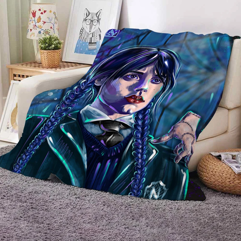 Decorative Sofa Blankets Wednesday Addams Throw Fleece Blanket Summer Shaggy Cute Bedroom Decoration Nordic Bedspread On The Bed
Decorative Sofa Blankets Wednesday Addams Throw Fleece Blanket Summer Shaggy Cute Bedroom Decoration Nordic Bedspread On The Bed