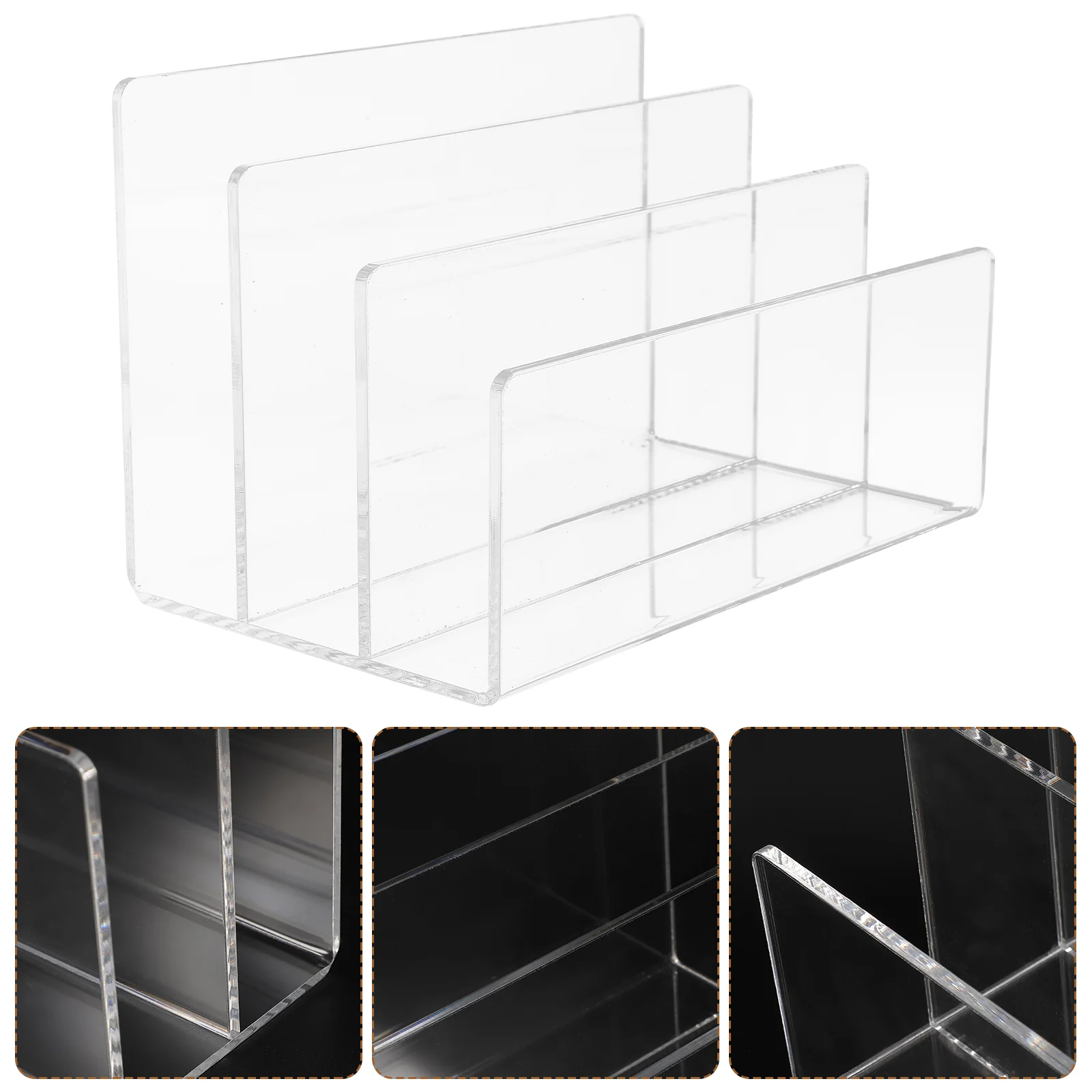 Organizer Acrylic File Holder Office Magazine Display Stand Transparent Bookend
Organizer Acrylic File Holder Office Magazine Display Stand Transparent Bookend