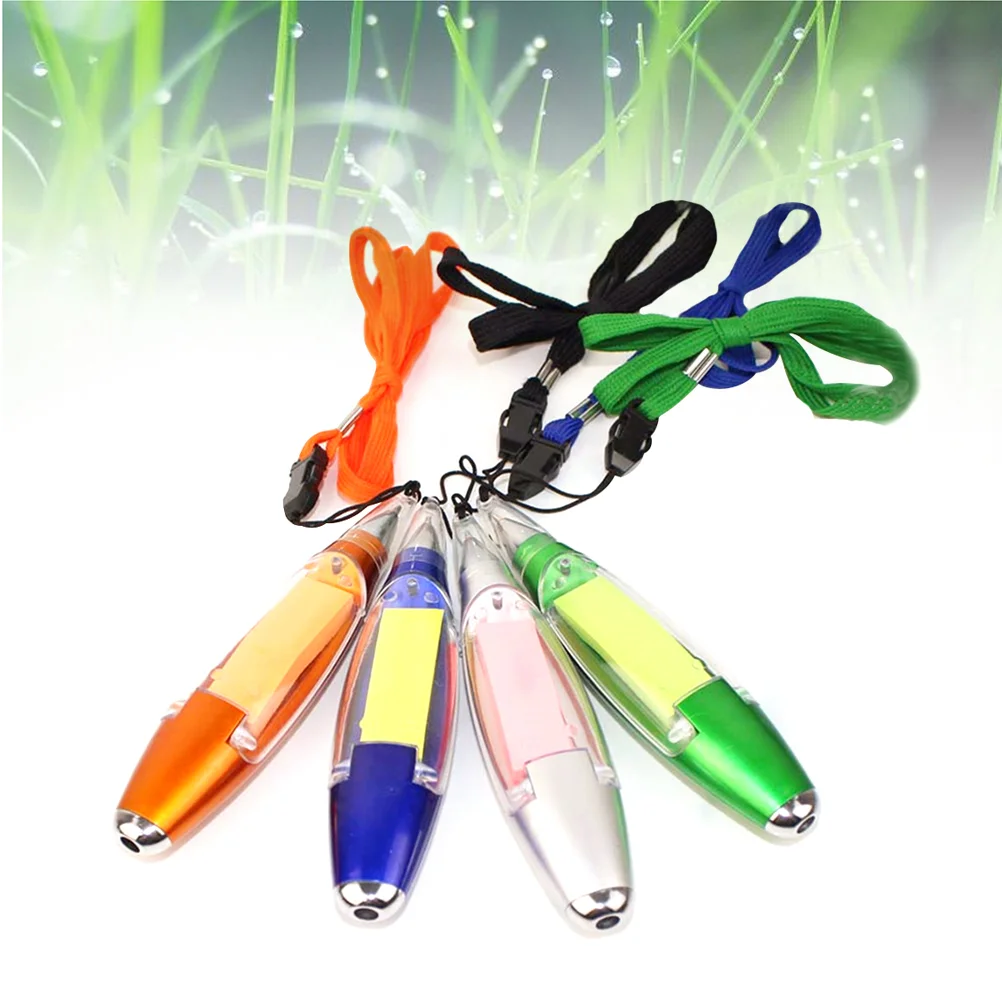 4-Piece Multifunctional Practical Portable Ballpoint Pen Notes LED Lights Lanyard School Supplies
4-Piece Multifunctional Practical Portable Ballpoint Pen Notes LED Lights Lanyard School Supplies