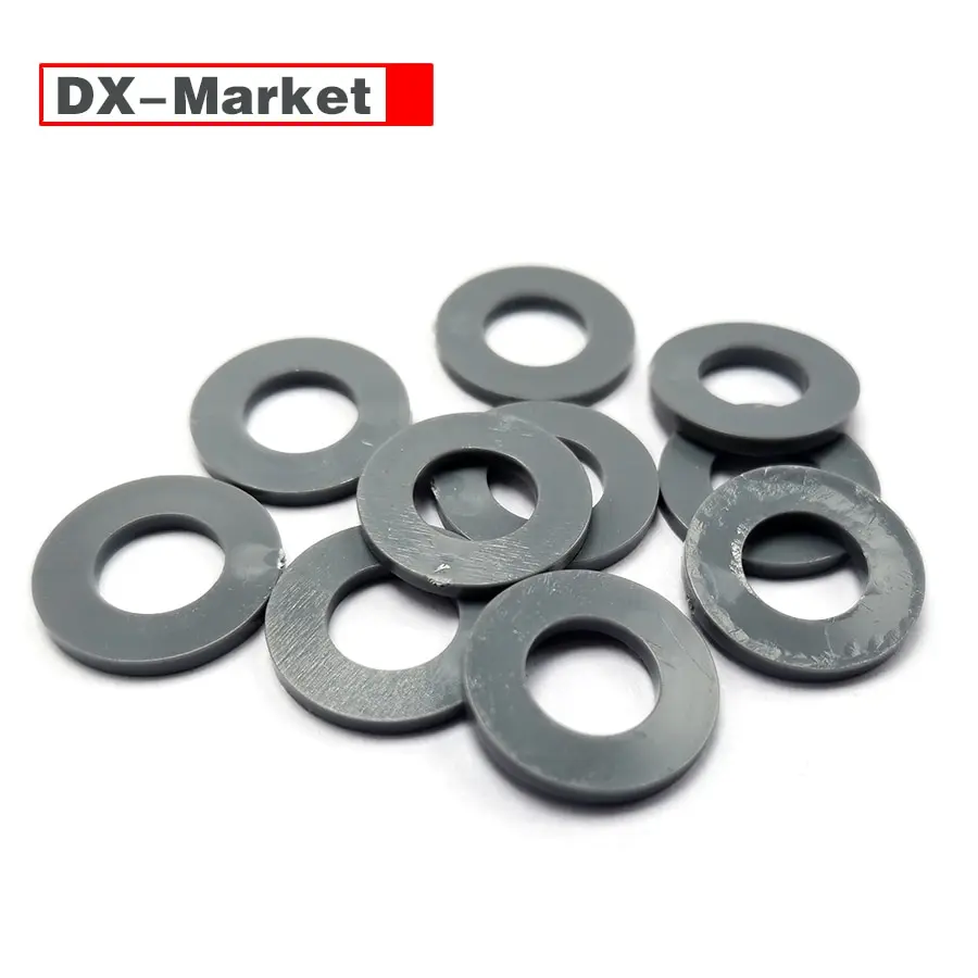 

【DX-Market】M3~M20 PVC Flat Washers ,Nylon Polyvinyl Chloride Plastic Washer,F023